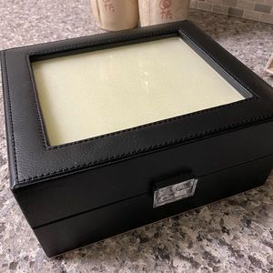 Brand new leather watch case